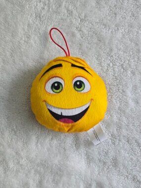 Yellow emoji plush